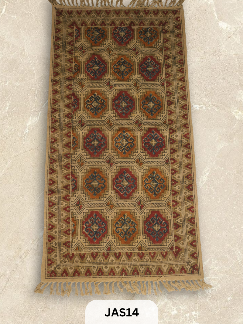 Kalamkari Print Floor Mat (2X4 Feet)