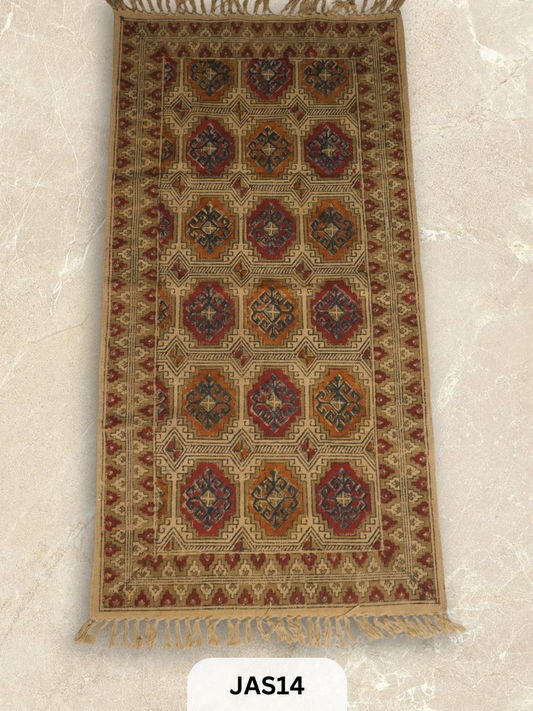 Kalamkari Print Floor Mat (2X4 Feet)