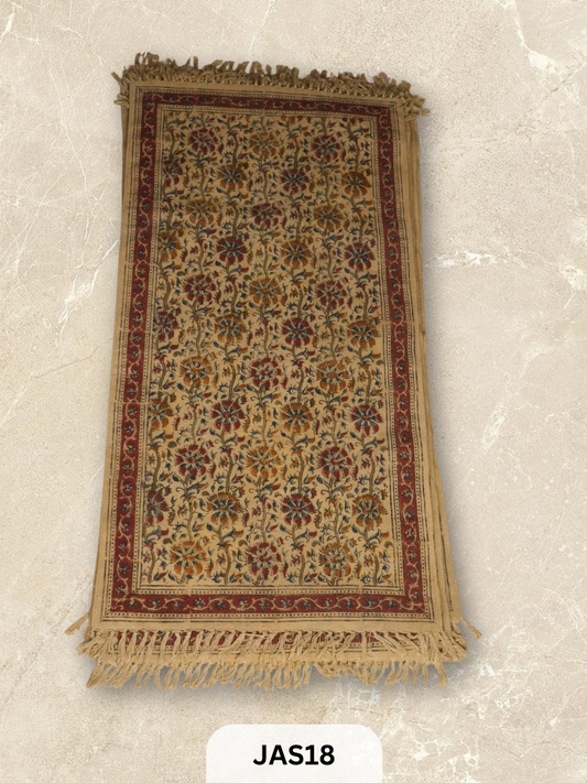 Kalamkari Print Floor Mat (2X4 Feet)
