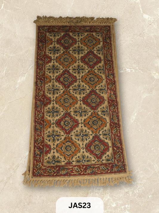 Kalamkari Print Floor Mat (2X4 Feet)