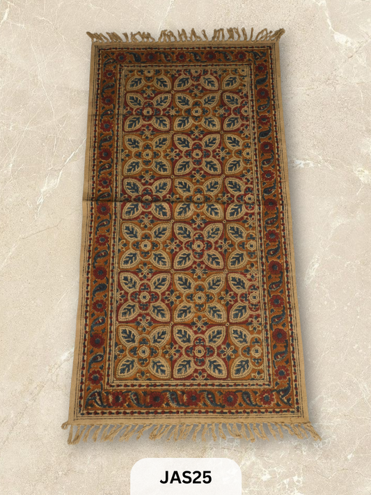 Kalamkari Print Floor Mat (2X4 Feet)