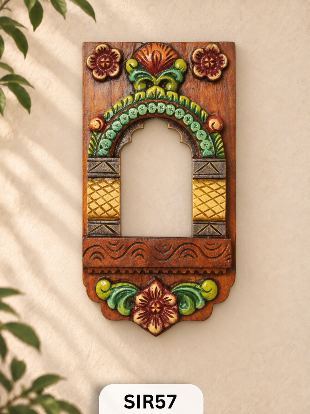Wooden Maddam Villaku Home Decor - Height 15" Inch, Width 8"Inch