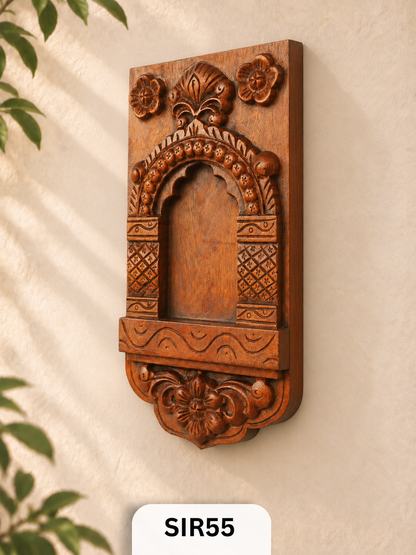 Wooden Maddam Villaku Home Decor - Height 15" Inch, Width 8"Inch