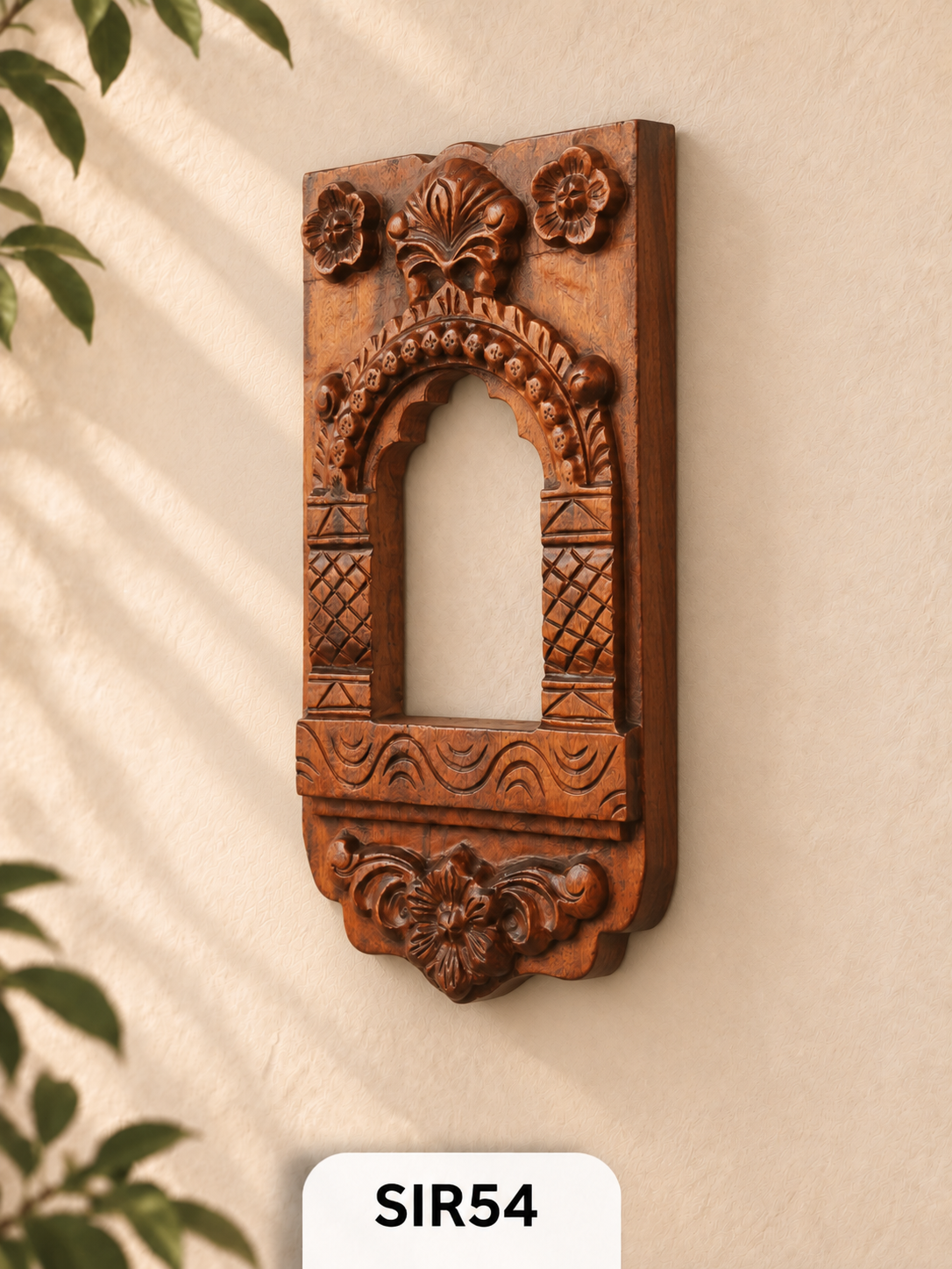 Wooden Maddam Villaku Home Decor - Height 15" Inch, Width 8"Inch