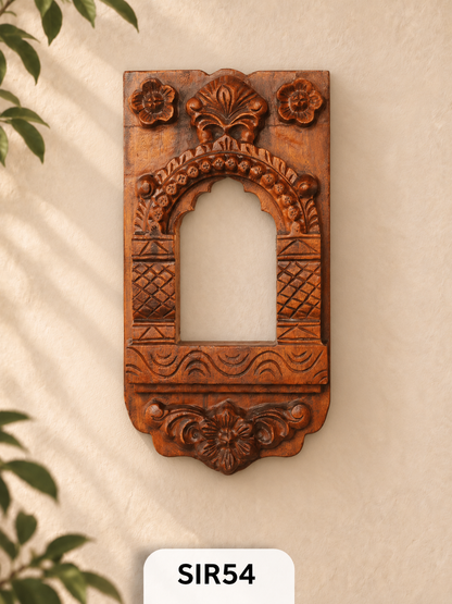Wooden Maddam Villaku Home Decor - Height 15" Inch, Width 8"Inch