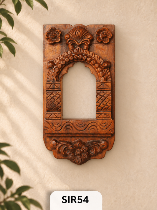 Wooden Maddam Villaku Home Decor - Height 15" Inch, Width 8"Inch