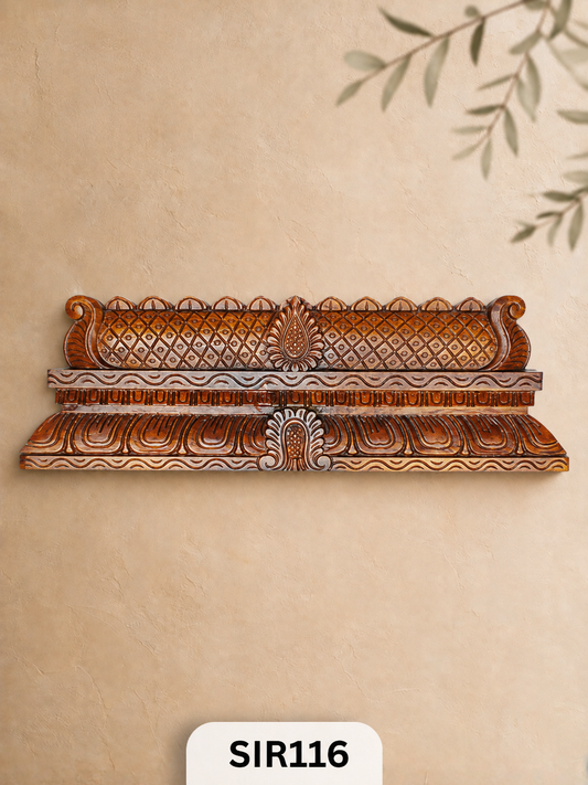 Handcrafted Temple Gopuram Style Wall Panel For Home Decor